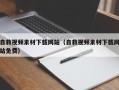 凤城自救视频素材下载网站（自救视频素材下载网站免费）